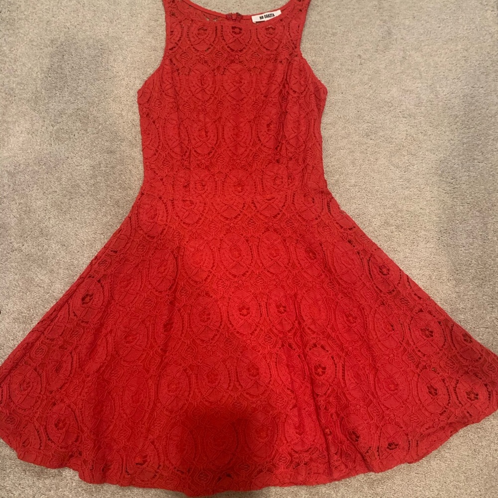 Red Lace Dress